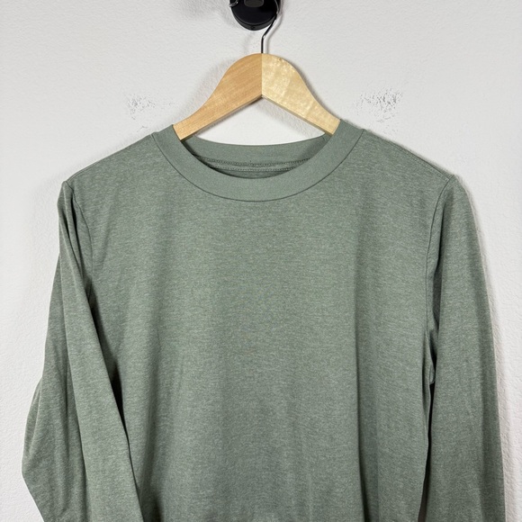 Vuori Women’s Daydream Crew Long Sleeve in Marsh Heather Green Size L - Picture 4 of 8